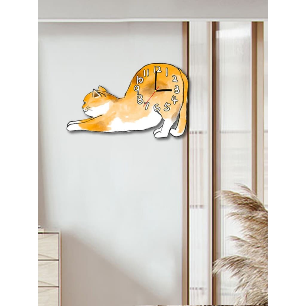 Pet Shop bonito gato relógio de parede Ultra-silencioso relógio de parede casa de gato bonito divertido relógio decorati