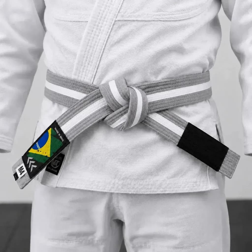 Faixa Jiu Jitsu Mastery Reforçada 6 Costuras Para Treino Academia Competição