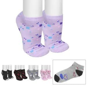 Meia Feminina Kit 3 Pares 34-39 Sortida