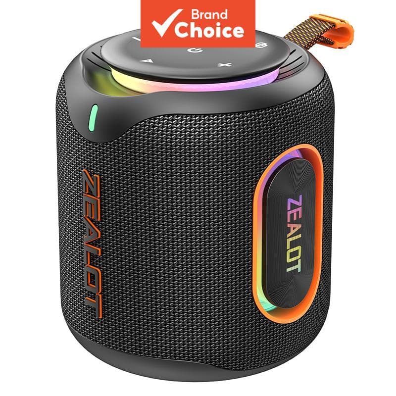 ZEALOT M1 Alto-falante Bluetooth portátil 30W 6000mAh IPX6 Caixa de som sem fio à prova d'água RGB Iluminação TWS Grave