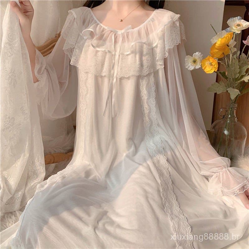 Camisola Feminina I1KX 2026, Novo Estilo Primavera e Outono, Verão, Versão Coreana, Manga Longa, Renda JXWJ