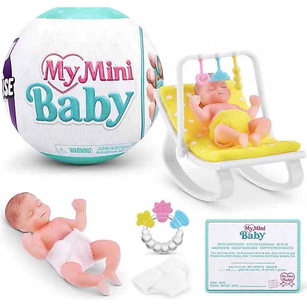 427415 Mini Bebê Reborn Surpresa de Silicone, Brinquedo Adequado para Crianças de 12 a 13 Anos
