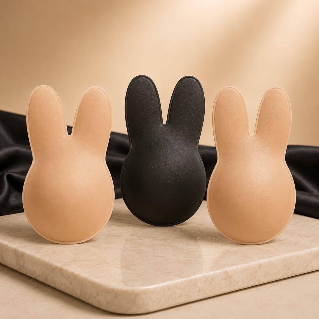 Kit 3 Sutiãs Adesivos Silicone Invisível Sem Alça Push Up