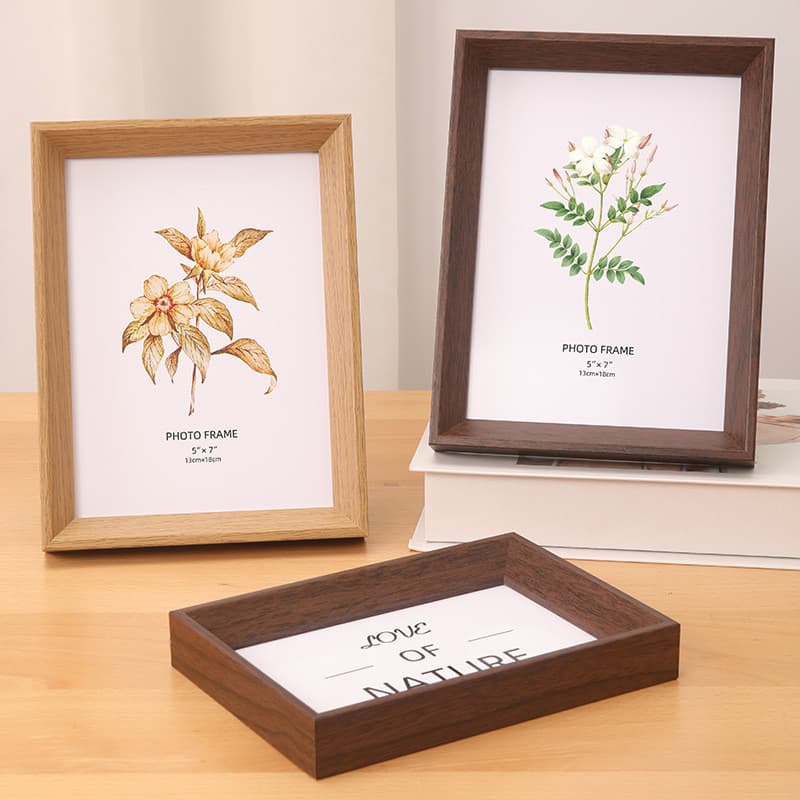 🌺Mais Vendido🌺 Porta-Retrato de Mesa Estilo Luxo, Moldura Horizontal, Tamanho Grande.Porta-Retrato de Mesa