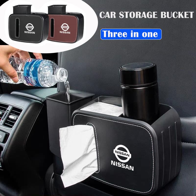 Caixa de Armazenamento Multifuncional para Carro, Organizador de Bolso Suspenso na Porta, Adequado para Nissan Juke, Alm
