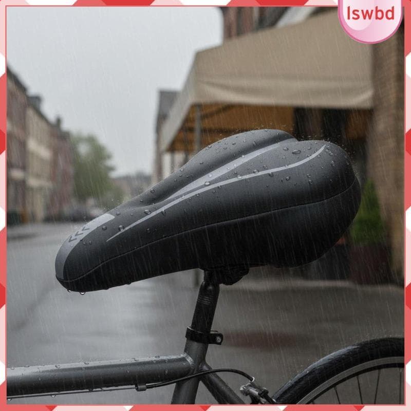 [Lswbd] Capa De Selim De Bicicleta De Silicone Confortável Almofada De Assento Gel Acessório Estrada De Montanha Para Ci