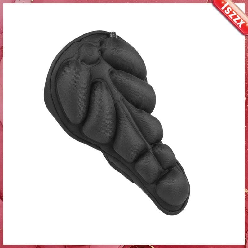 [Lszzx] Capa De Selim De Bicicleta Com Airbag 3D Almofada Confortável De Absorção De Choque Para Acessórios De Vida De E