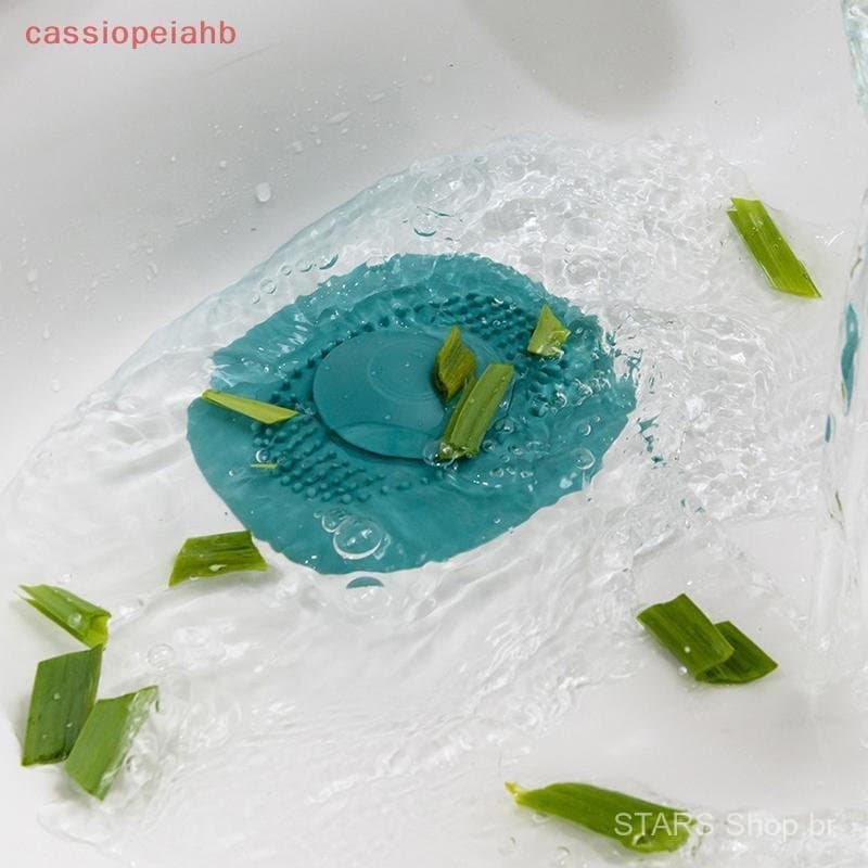 Tampa de silicone anti-entupimento para banheira, adequada para ralos de piso de banheiro, pias de chuveiro, cozinhas, e