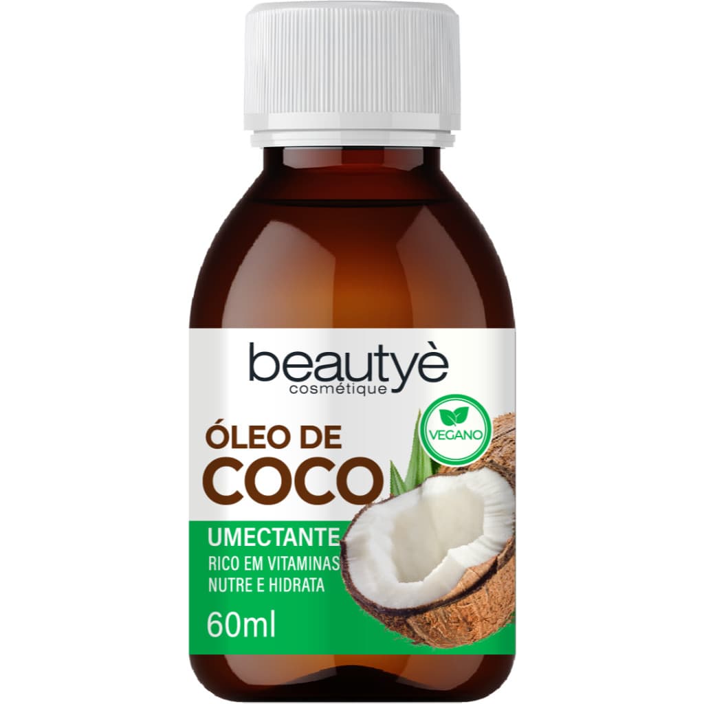 Óleo Capilar de Coco Beautyè - Ação Umectante - Rico em Nutrientes e Vitaminas - Hidrata Profundamente os Fios
