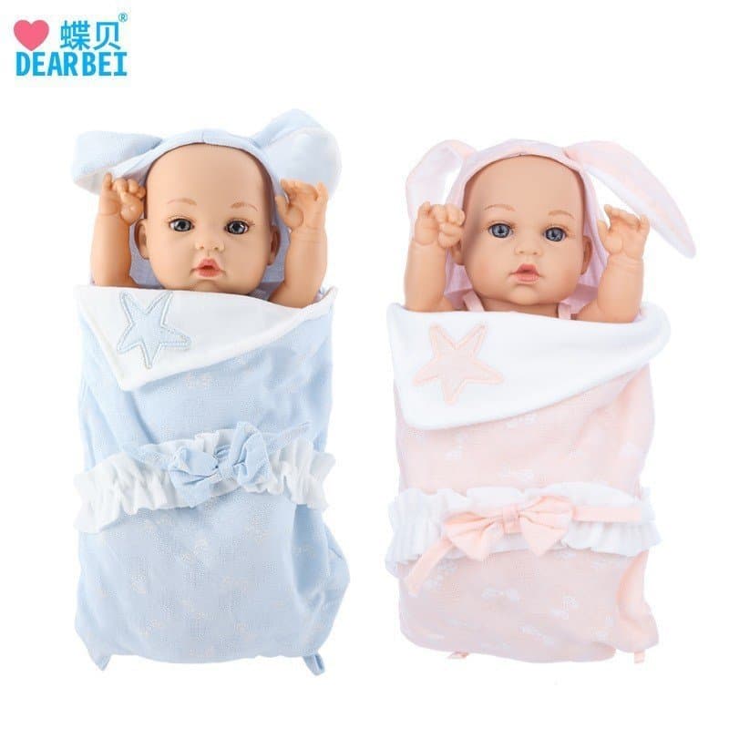 Nova boneca de dormir de 12 polegadas, boneca reborn calmante para bebês, boneca de vinil macio de corpo inteiro, brinqu