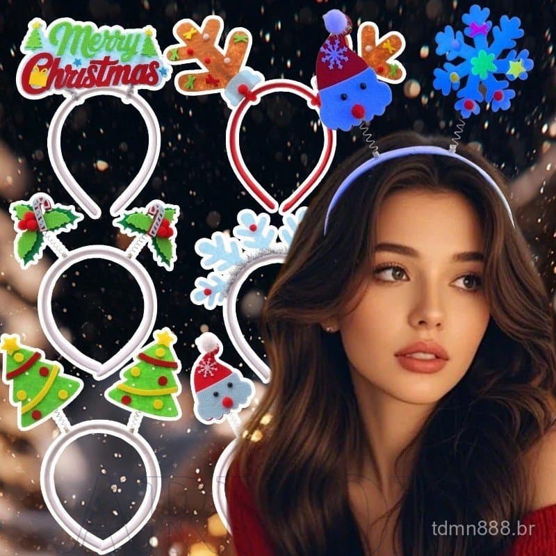 Tiara – Acessório fofo, tiara infantil com luzes, adequada para meninas, fantasias de festa, tiara fluorescente