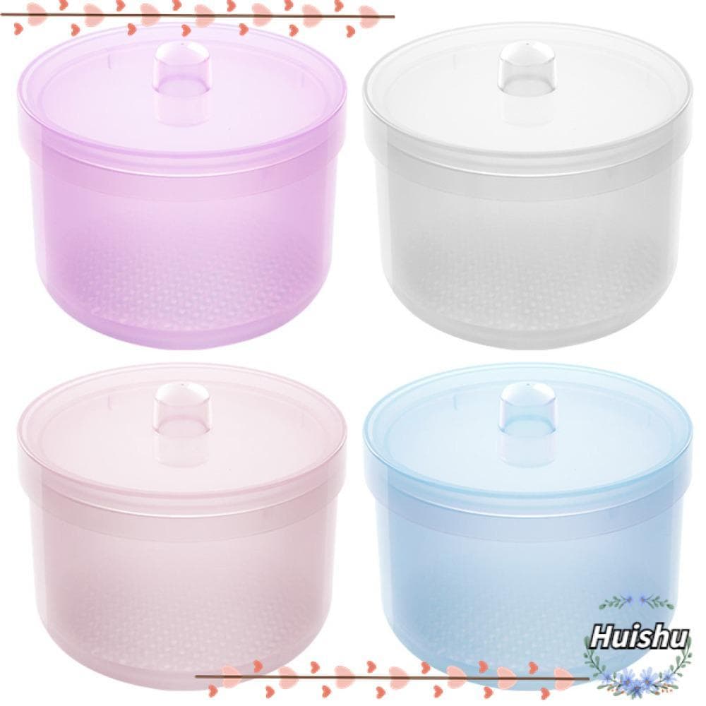 Esterilizador De Brocas Para Nail Art HUISHU , Plástico Com Tampa Caixa De Desinfecção , Rosa