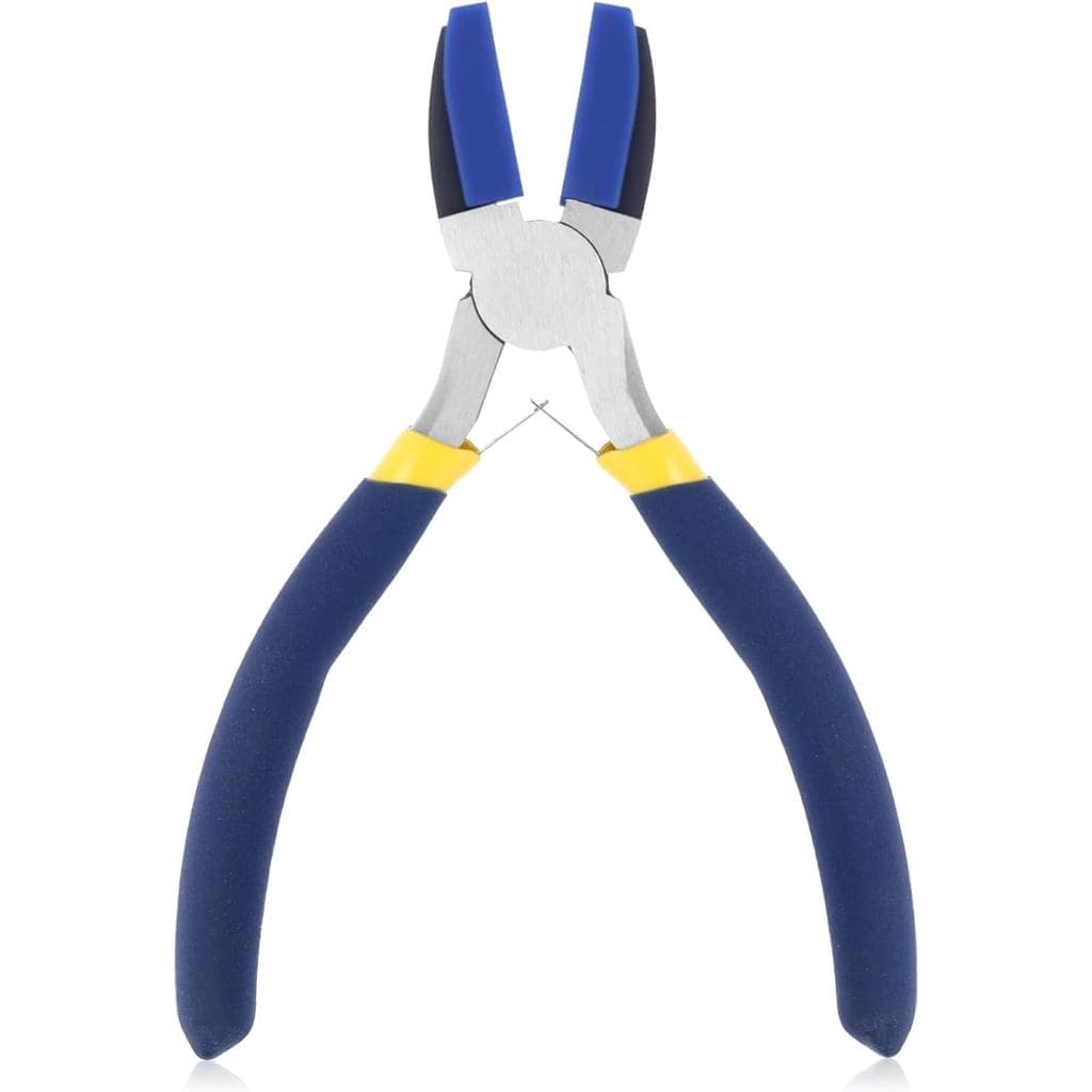Alicate de Mandíbula de Nylon para Fabricação de Joias, 5,5 Polegadas, Alicate de Mandíbula Dupla para Fabricação de Arg