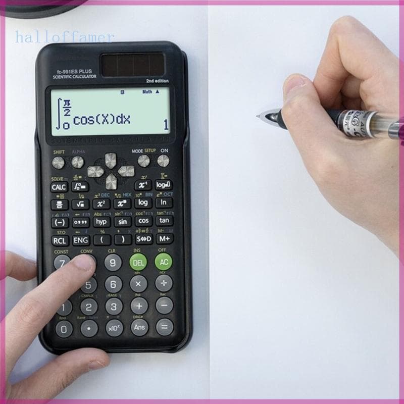 Calculadora Científica Engenharia Halloffamer Para Estudantes Professor ABS Portátil Equação Complexo Matrizes