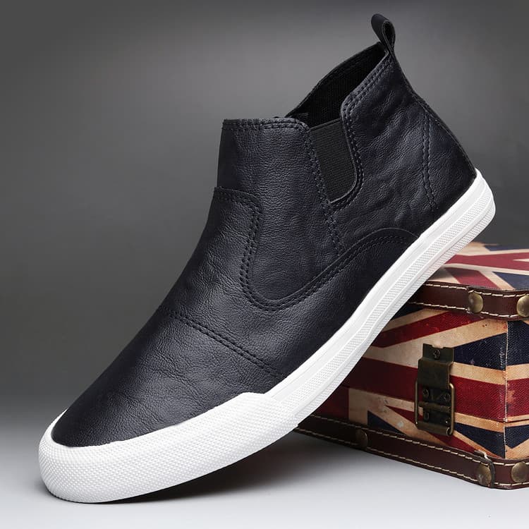 Piscando verão novo estilo na moda sapatos masculinos sapatos de couro casuais versão coreana na moda All-Match juventud