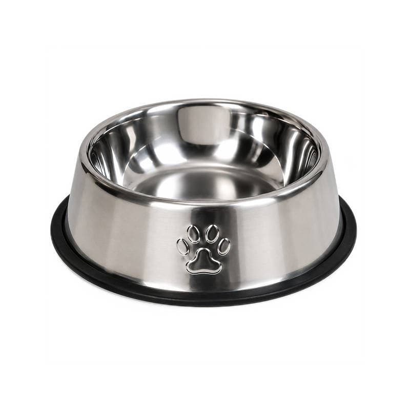 Kit 10 Comedouro Bebedouro Inox Redondo 30cm Cães e Gatos