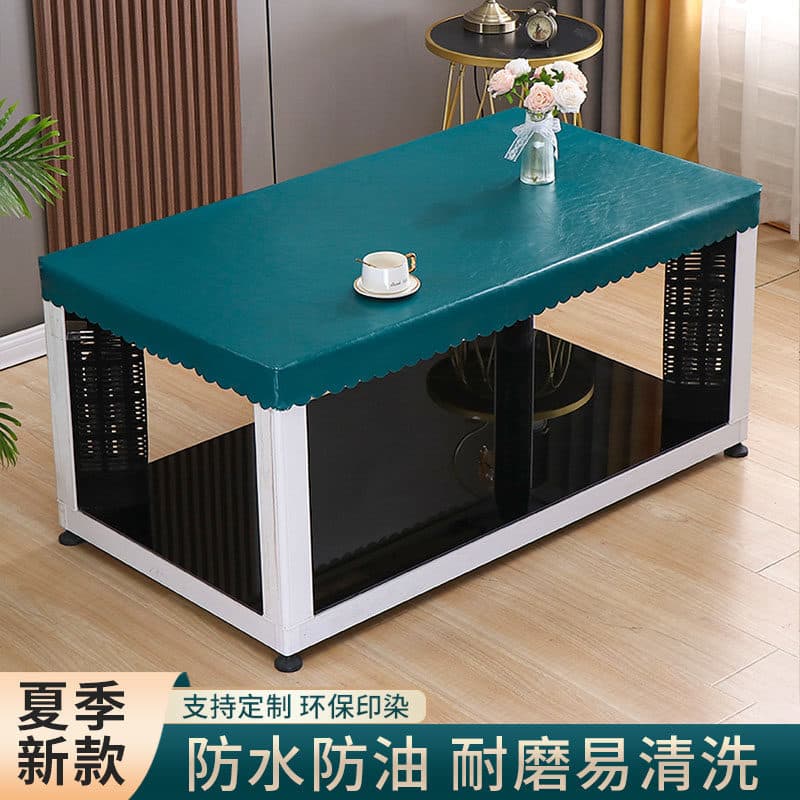 Capa de mesa para grelhar quatro estações, à prova d'água, à prova de óleo, Anti-escaldante, descartável, toalha de mesa