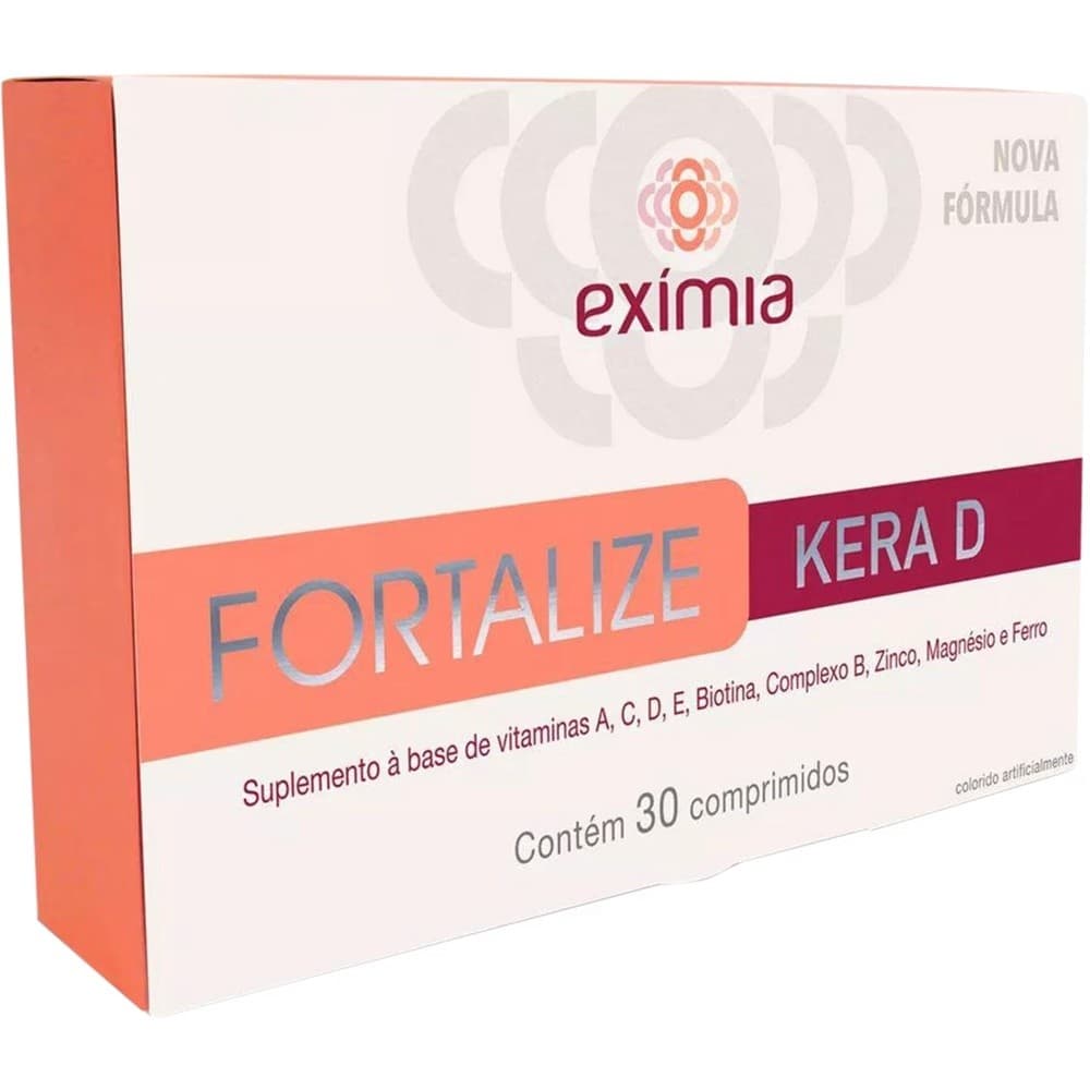 Eximia Fortalize Kera D  Suplemento Vitamínico 30 CP FQM Melora