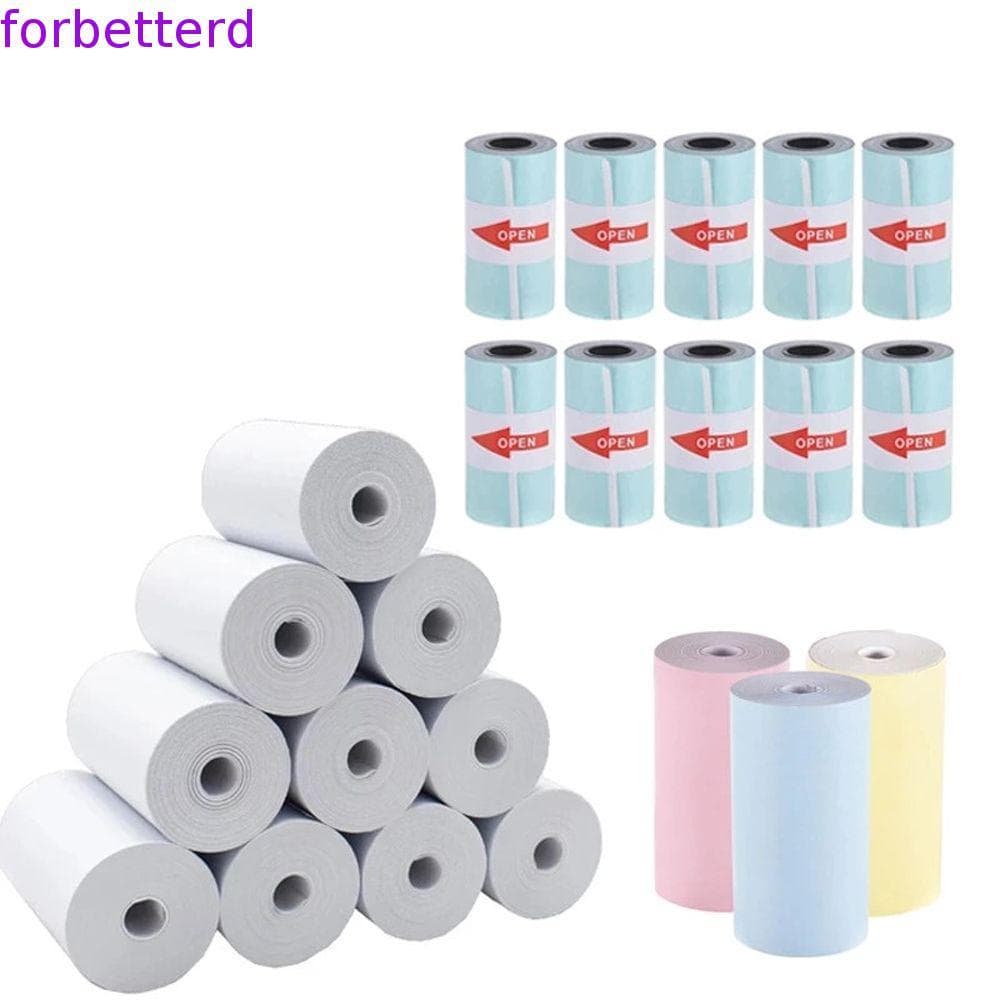 Papel Térmico Branco Para Impressora Doméstica , Mini , Papéis De Recibo Impressão De Câmera 57 * 30mm