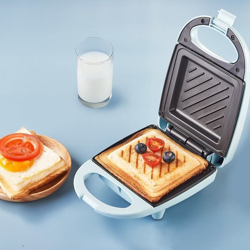 Sanduicheira multifuncional para uso doméstico, máquina de café da manhã para alimentos leves, sanduicheira elétrica, to