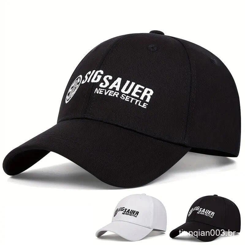 Moda SIGSAUER Bordado Hip-hop Chapéus Ao Ar Livre Ajustável Casual Bonés De Beisebol Chapéu Protetor Solar
