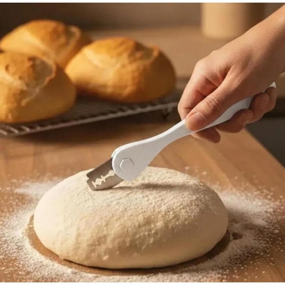 base de corte Em Pães e massas branca com capa