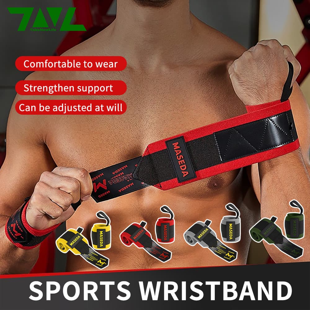 Premium Respirável Treino Pulso Envoltório Pulseiras Levantamento De Peso Guardas De Ginásio Engrenagem Ideal Para Banco