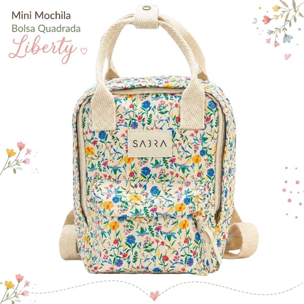 Mini Mochila Bolsa Quadrada LIberty Sabra