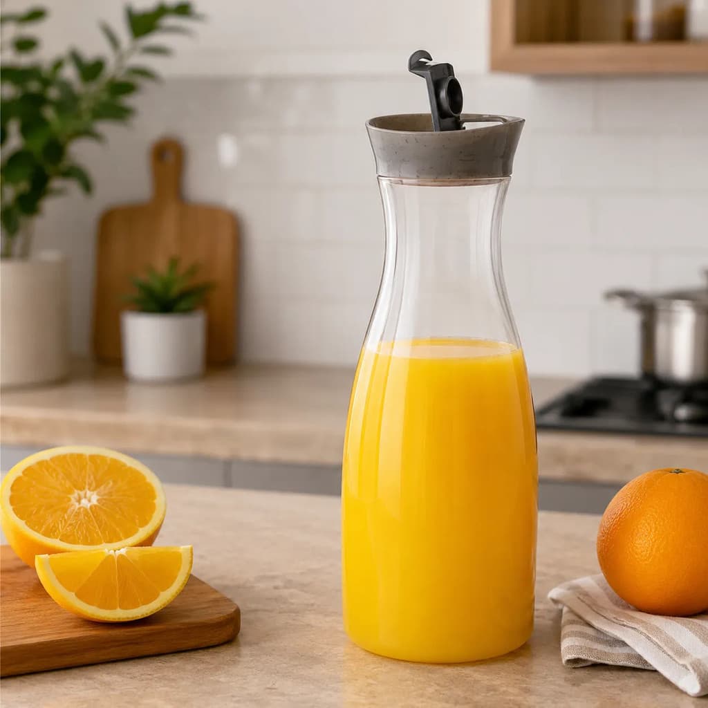 Garrafa De Água Suco Refrigerante Geladeira Cozinha 1,8l