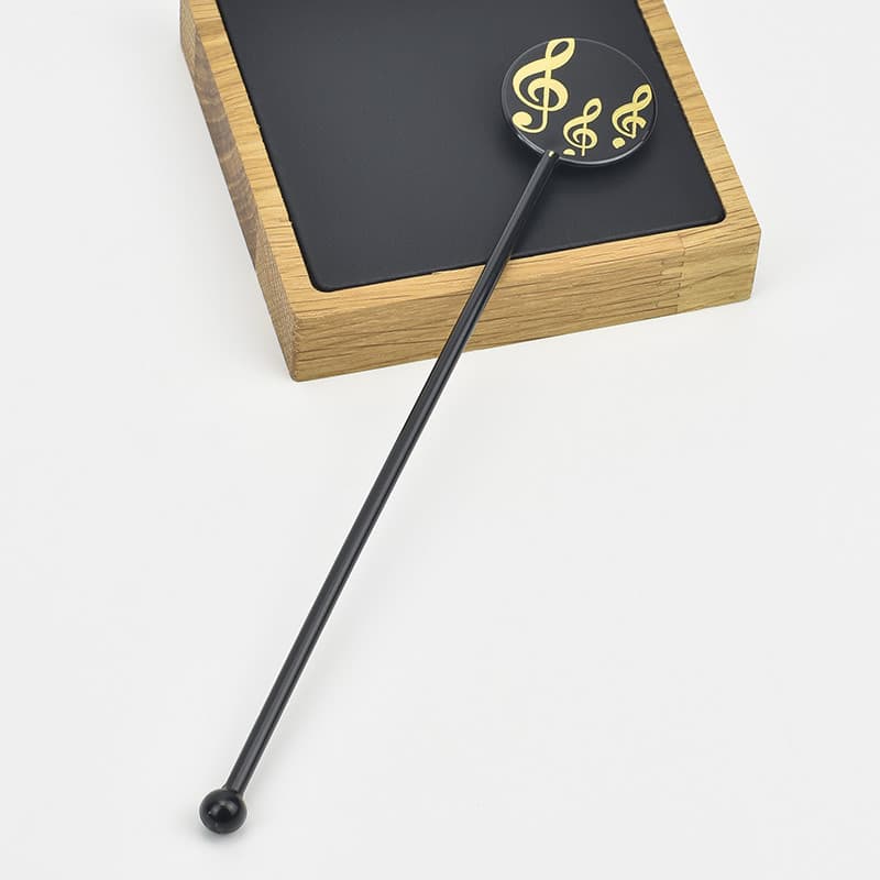 Acessórios de música feitos de Taiwan, padrão de pontuação alta, bastão de café/padrão de música, bastão de mistura, bas