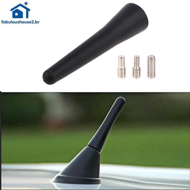 Antena Universal FABUL Para Carro 2.5 Polegadas Entradas FM/AM Aéreas Curtas M4 M5 M6