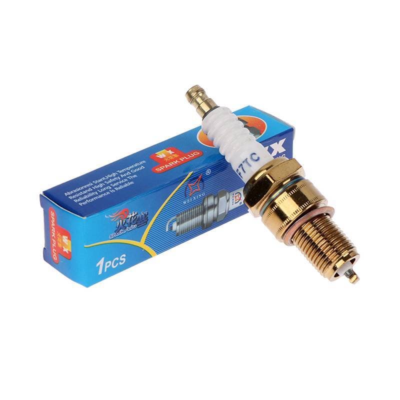 FUUP Vela De Ignição F7TC Para Gerador Cortador De Grama Trator Rototiller Bomba De Água Go Kart Peças De Máquinas Agríc