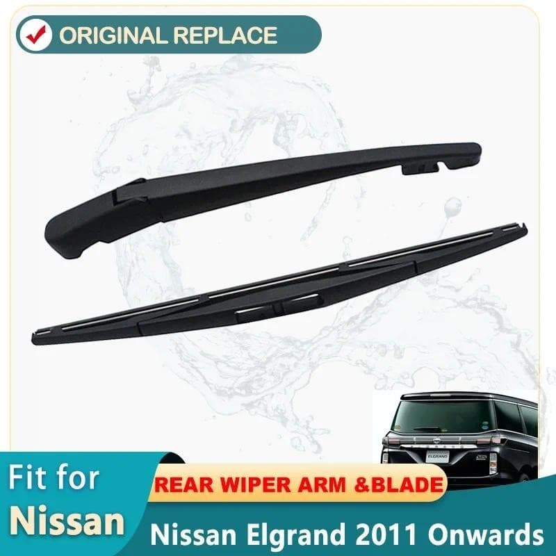 Lâmina De Limpador De Carro Para Nissan Elgrand 2011 Em Diante Traseiro Pára-Brisa Hatchback Brisas Braço 305mm