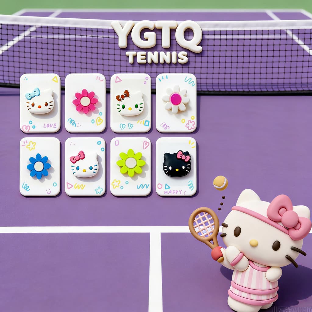 Amortecedor de raquete de tênis de Silicone flor raquete de Badminton amortecedor amortecimento amortecedor