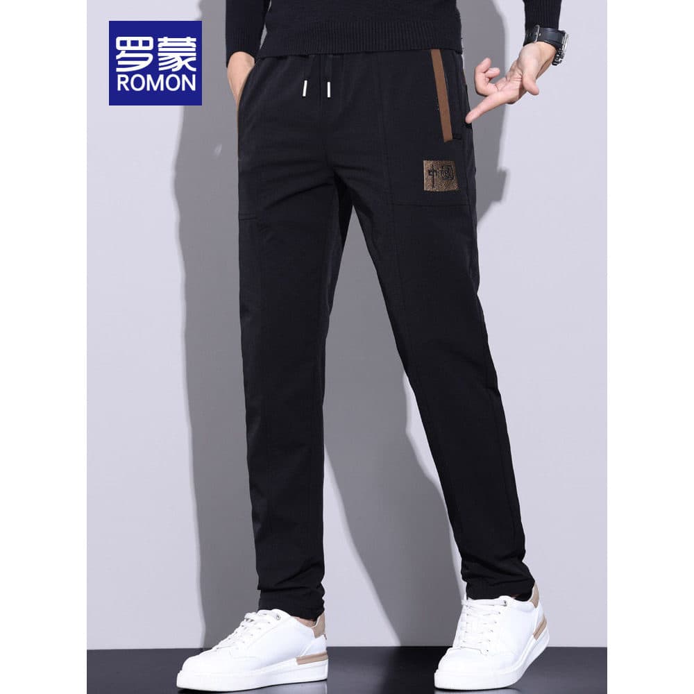 Lomon calças de outono estilo masculino 2026 novo estilo Street Wear calças soltas esportes masculinos calças casuais pr
