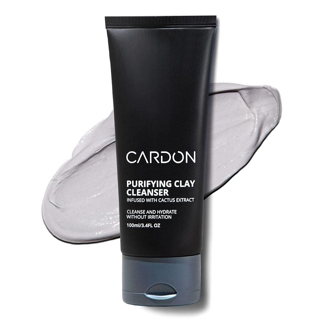 Sabonete Facial de Argila Cardon para Limpeza Profunda dos Poros, 4x Melhor que o Carvão, para Pele Oleosa e com Tendênc