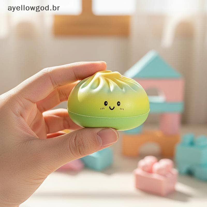 AYBR Simulação Macia Bolinho Alívio Do Estresse Brinquedo Colorido Anti Ansiedade Mole Prop Para Adulto Escritório Casa