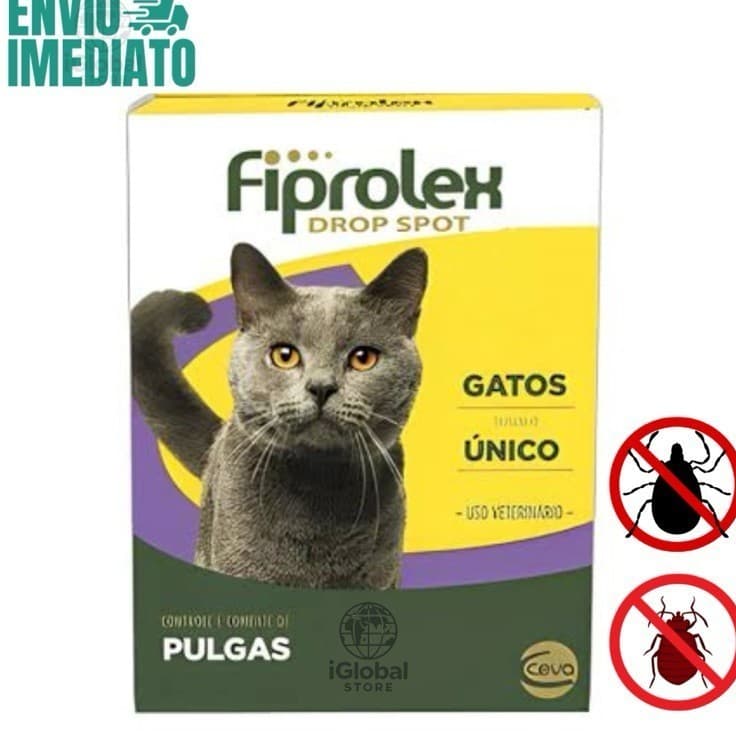 Remedio Para Pulga em Gatos Fiprolex Envio Rápido