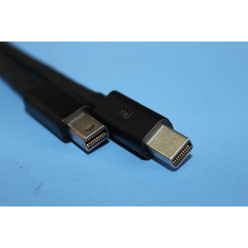 Mini DP para MINI DP Cabo de extensão de conexão Mini Displayport macho para macho DP cabo de cabeça dupla
