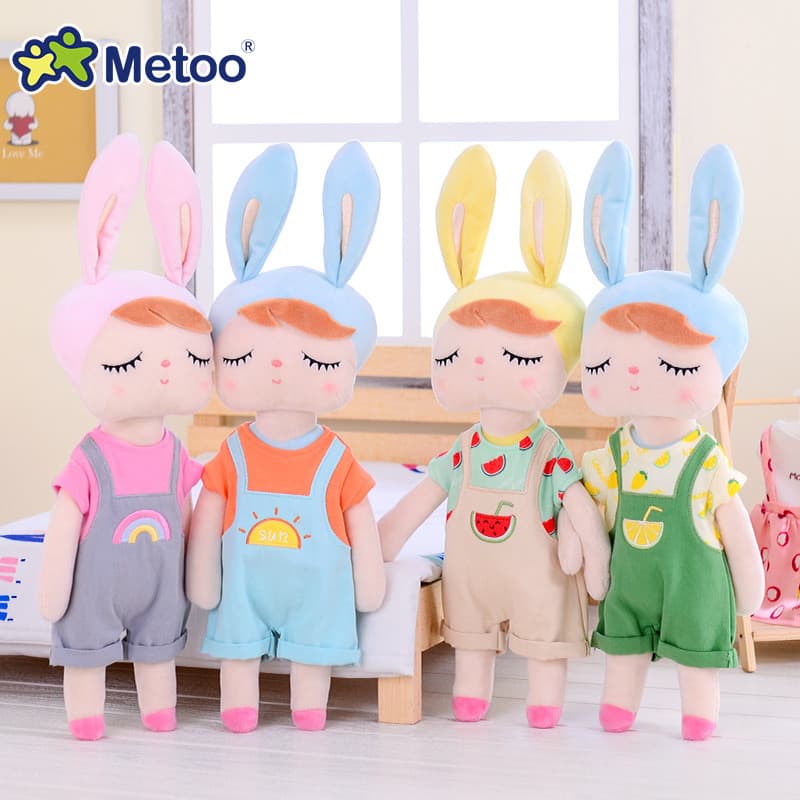 Metoo Angela Rabbit Boneca de pelúcia Série de frutas Brinquedo de pelúcia
