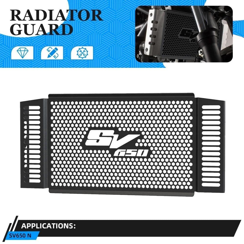 Protetor De Radiador Grade Capa Para Suzuki SV650N SV 650N Acessórios Da Motocicleta SV650/N SV650 1999 2000 2001 2002
