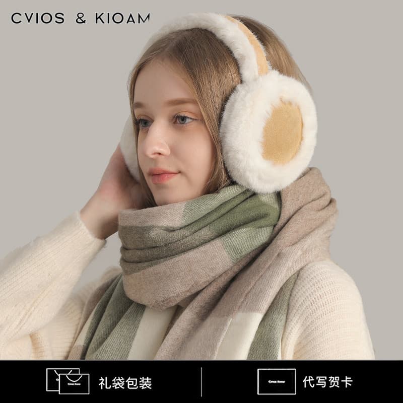 CviosKioam Earmuffs Feminino Inverno Proteção de Ouvido Quente Earmuffs Ciclismo Anticongelante Masculino Ear Warmer Ear