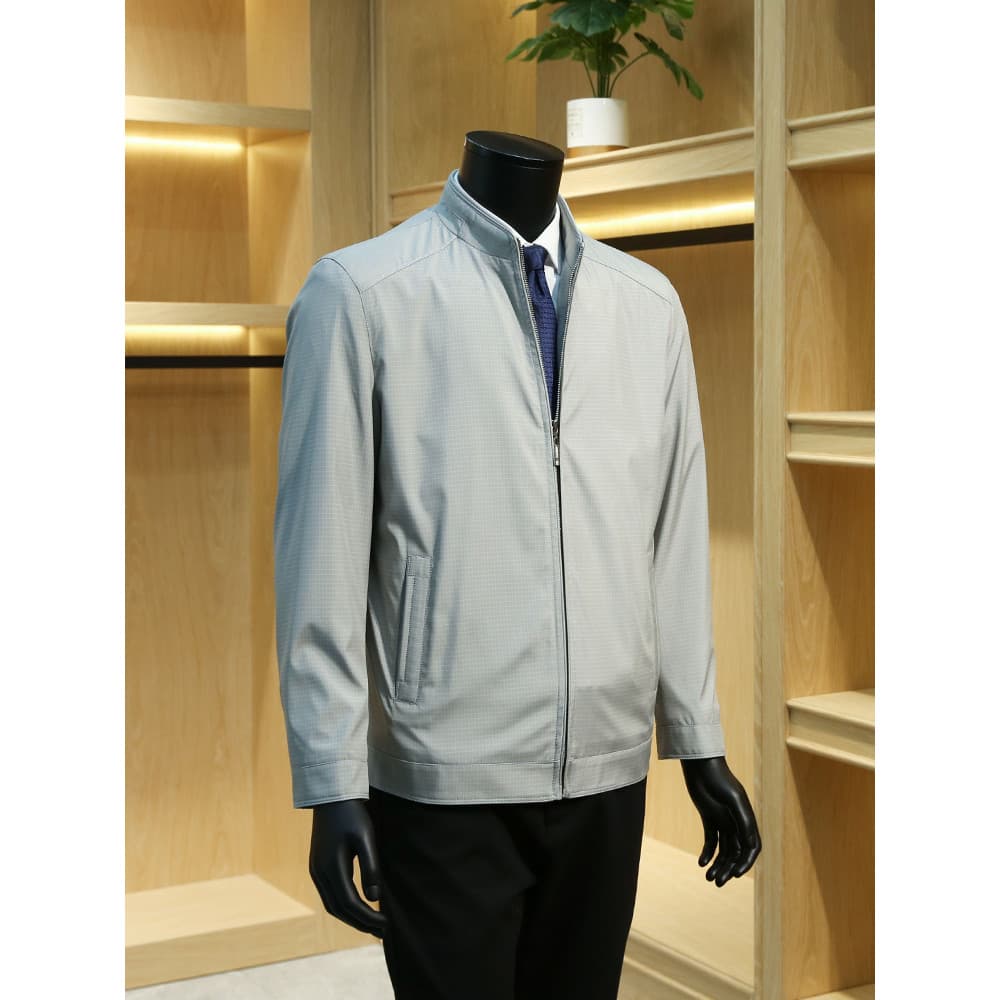 Roupas de proteção solar para idosos de meia-idade ao ar livre Roupas de primavera verão Jaqueta administrativa masculin