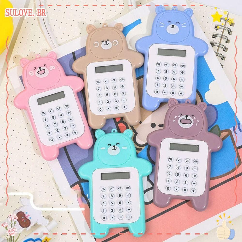 Calculadoras Científicas SULOVEDU , Mini Calculadora Em Formato De Urso