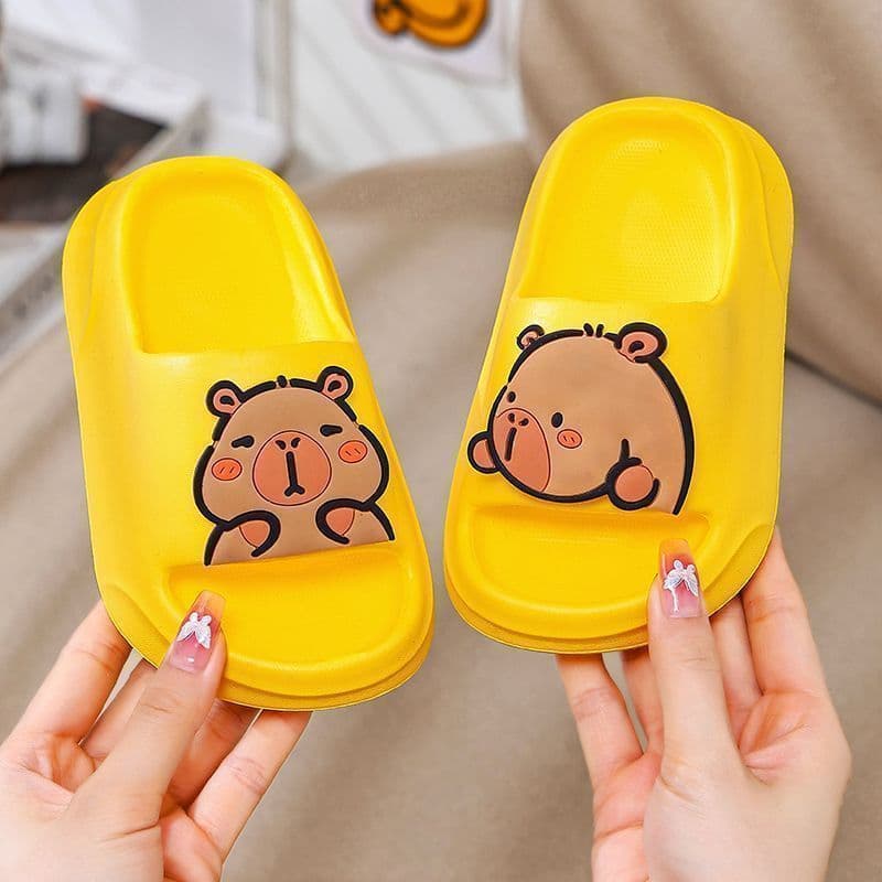 Kapibara chinelos infantis meninos interior confortável verão antiderrapante novo estilo sola macia banho bebê bonito me