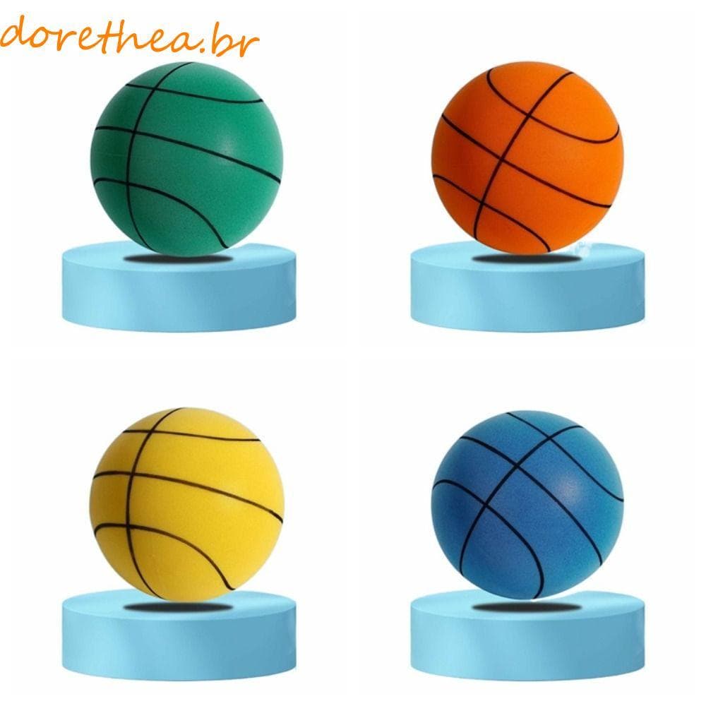 DORETHEA Basquete De Treinamento Silencioso , Bola Silenciosa De Amortecimento Com Baixo Decibel , Bolas Saltitantes De