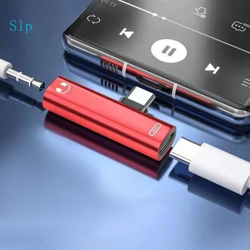 Slp Qualidade Tipo C Para 3 5Mm Adaptador Música Design Metal Negócios Profissionais