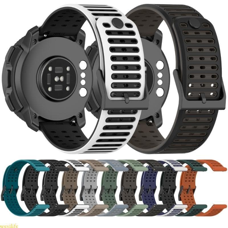 22mm Pulseiras Substituição Silicone Adequadas Para Smartwatches Verticais 2 Esportivas Ergonômicas Todos