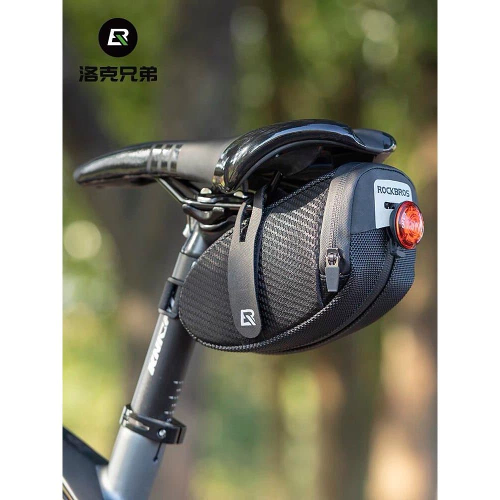 Rock irmãos saco de cauda da bicicleta sela saco Mountain bike estrada dobrável saco equipamentos ciclismo acessórios