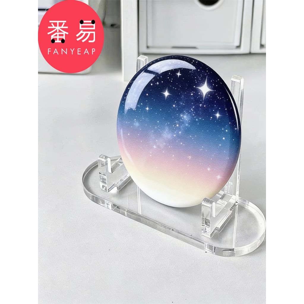 Suporte de ornamento B1zzn001-Bar Chip suporte de exibição transparente pequeno suporte de cartão armazenamento grão Des